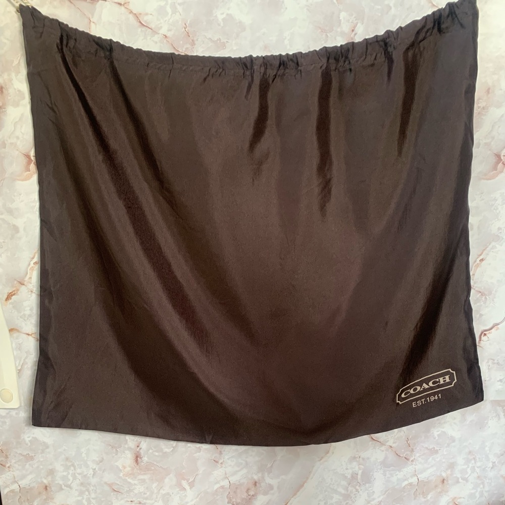 Vintage Brown Coach Dust Bag
